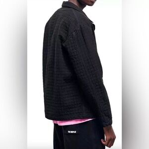 The Kooples Black Quilted Jacket – 100% Cotton – Size Large – NWT – Minimalist